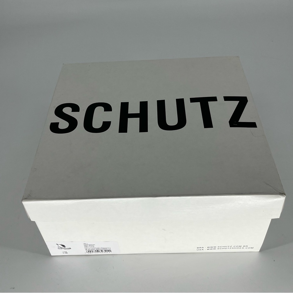 SCHUTZ NWT ORLY CROC PRINTED LUG SOLE COMBAT BOOTS SWEET LILAC 5.5 - Picture 14 of 14